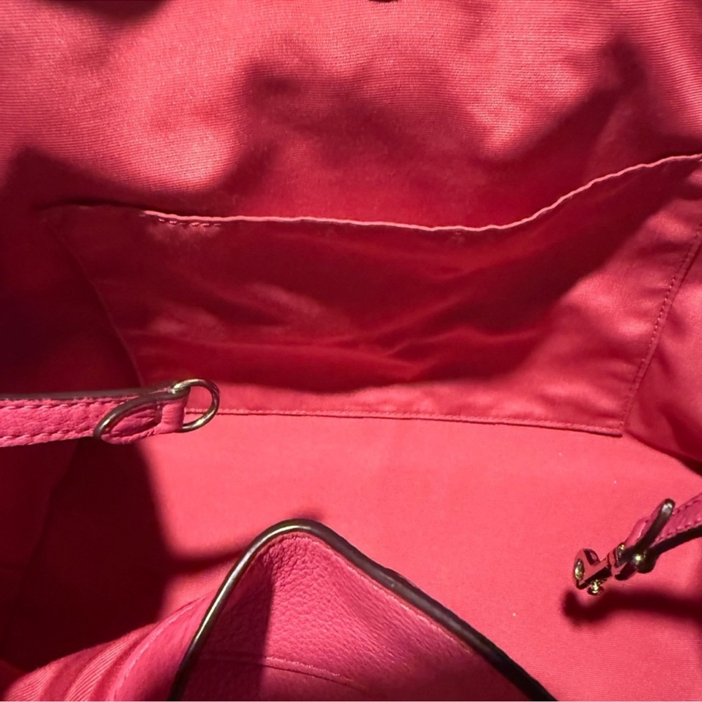 Coach Hot Pink Leather Shoulder Bag • LIKE NEW - Picture 10 of 13